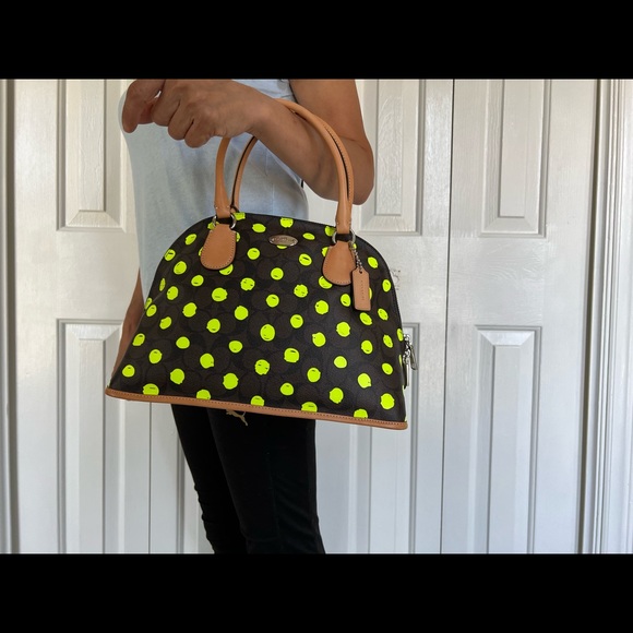 NWT Coach green dot crossbody - Picture 10 of 12